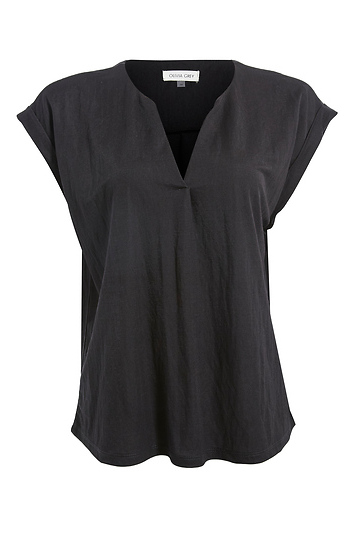 Pleat Front Dolman Top Slide 1
