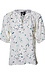 Split Neck Printed Blouse Thumb 1