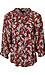 Button Front Blouse with Ruffle Thumb 1