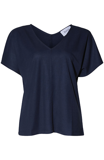 Double V-Neck Top Slide 1