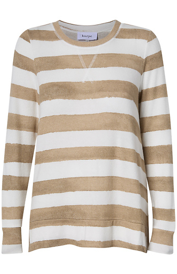 Stripe Long Sleeve Tee Slide 1