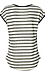 Striped Tee with Chiffon Trim Thumb 2