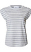 Striped Shoulder Button Tee Thumb 1