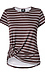 Side Knot Short Sleeve Top Thumb 1