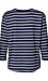 3/4 Sleeve Striped Top Thumb 2