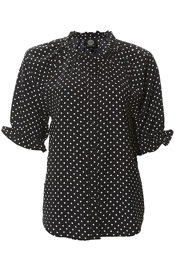 Ruffle Neck Blouse Slide 1