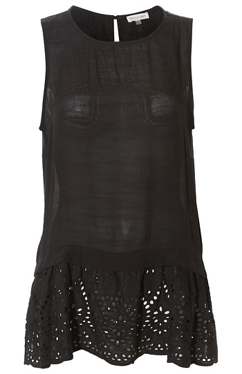 Eyelet Lace Edge Top Slide 1