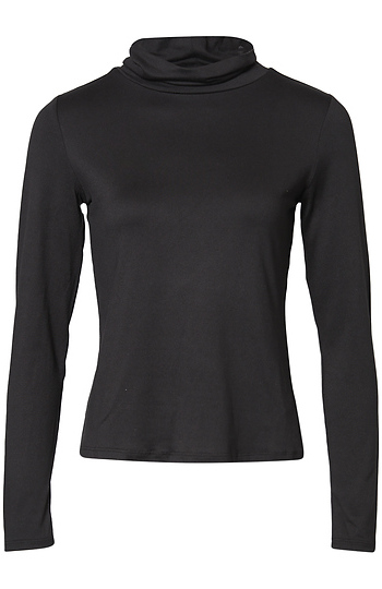 Mock Neck Long Sleeve Top Slide 1