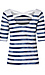 Elbow Sleeve Stripe Tee Thumb 2