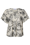 V-Neck Floral Blouse