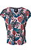 Printed V Neck Tee Thumb 1