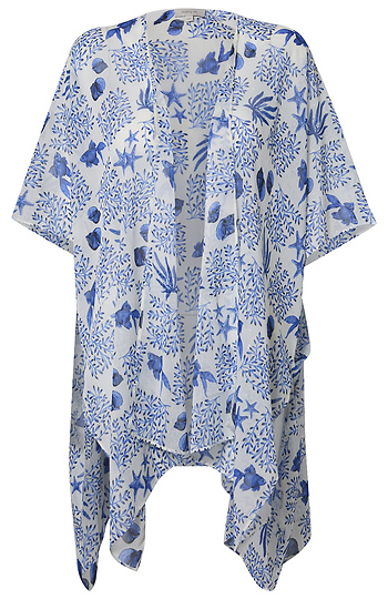 Printed Kimono Slide 1