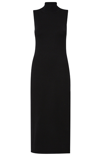 Sleeveless Mock Neck Dress Slide 1