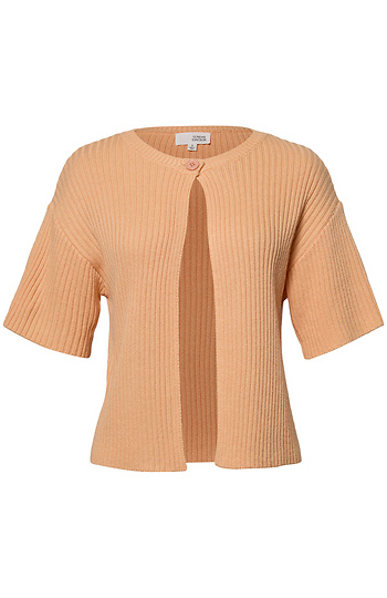 Single Button Knit Top Slide 1