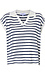 Striped V-Neck Top Thumb 1