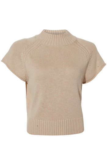 Mock Neck Sweater Top Slide 1