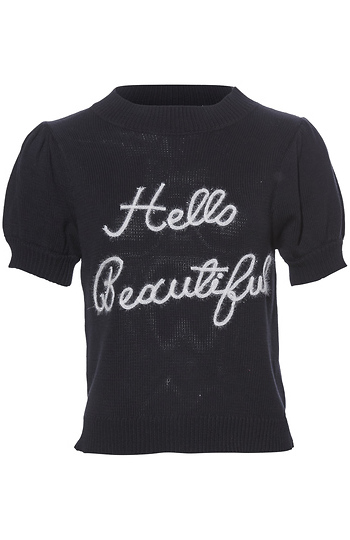 Hello Beautiful Knit Top Slide 1