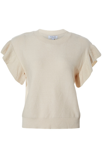 Ruffle Sleeve Knit Top Slide 1