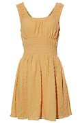 Sleeveless Ruched Mini Dress