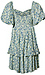 Floral Puff Sleeve Mini Dress Thumb 2