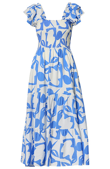 Printed Midi Dress Slide 1