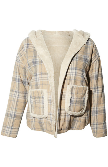Sherpa Lined Shacket Slide 1