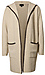 Whipstitch Detail Hooded Coatigan Thumb 1