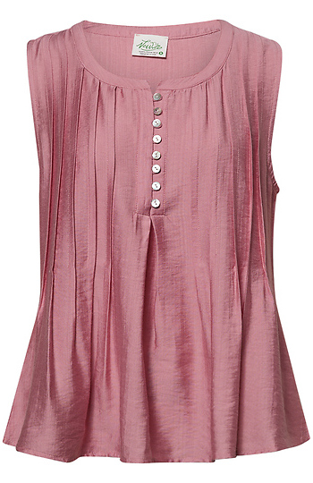 Sleeveless Woven Top Slide 1