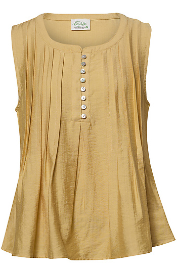 Sleeveless Woven Top Slide 1
