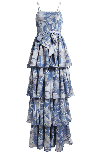 Tiered Ruffle Maxi Dress Slide 1