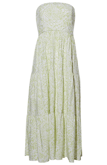 Tiered Sleeveless Midi Dress Slide 1
