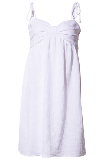 Sleeveless Knot Front Dress Slide 1