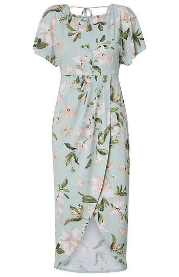 Floral Midi Dress Slide 1