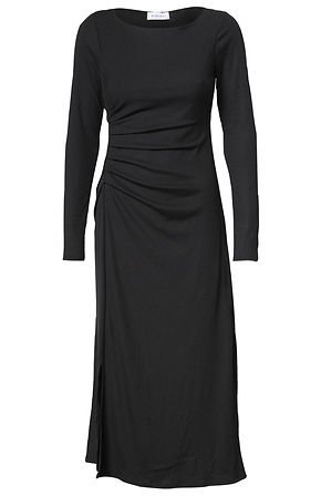 Long Sleeve Boat Neck Dress