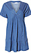 Chambray Babydoll Dress Thumb 1