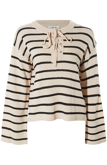 Lace Up Sweaters Slide 1