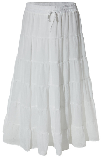 Tiered Maxi Skirt Slide 1