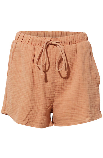 Elastic Waist Drawstring Shorts Slide 1