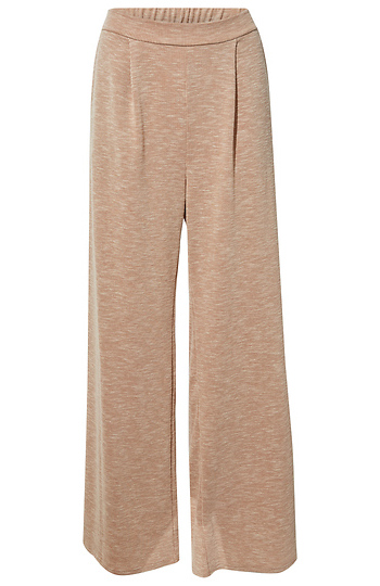 Pleated Rib Knit Pants Slide 1