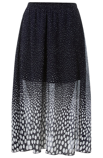 Pleated Midi Skirt Slide 1