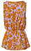 Sleeveless Surplice Floral Top Thumb 2