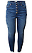 High Rise Button Fly Slim Straight Jean Thumb 1