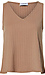 Ribbed V-Neck Top Thumb 1
