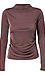 Mock Neck Side Shirring Top Thumb 1