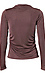 Mock Neck Side Shirring Top Thumb 2