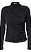 Mock Neck Shirring Detail Top Thumb 1