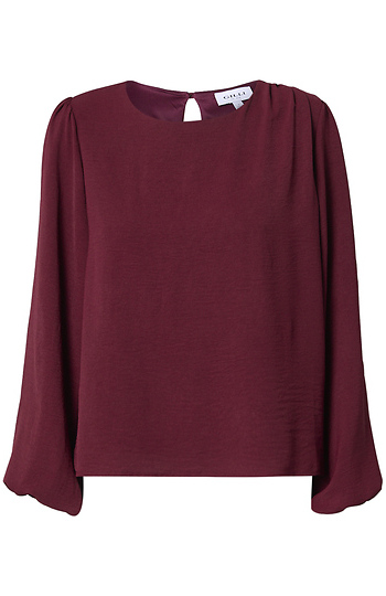 One Side Shoulder Shirring Top Slide 1