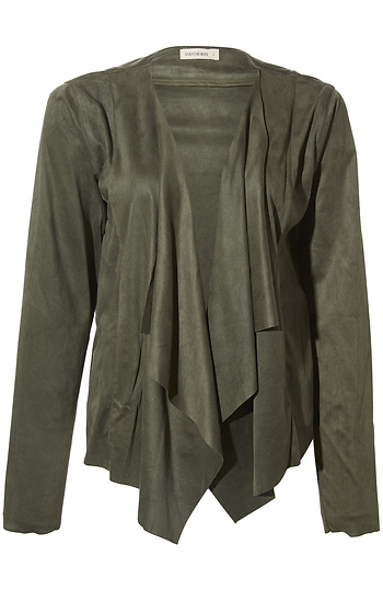 Waterfall Faux Suede Jacket Slide 1
