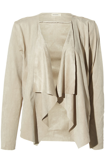 Waterfall Faux Suede Jacket Slide 1