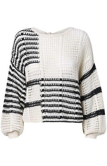Crochet Long Sleeve Knit Slide 1